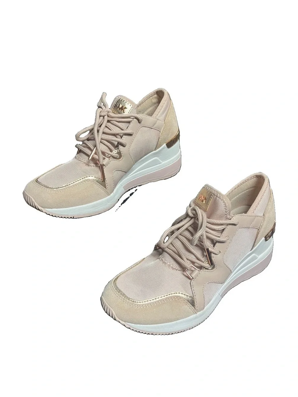 Michael Kors Blush Pink Lace-Up Women's Sneakers